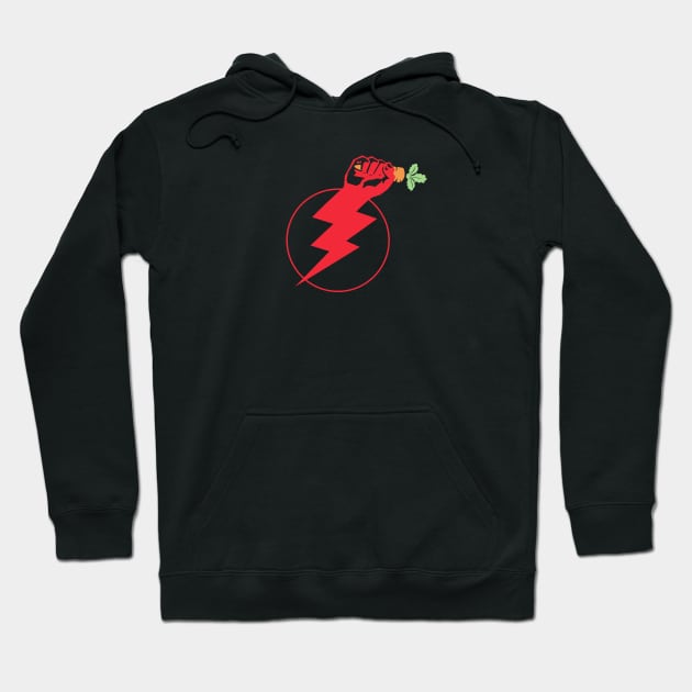 vegan power Hoodie by teemarket